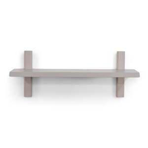 Sivá/béžová kovová polica 60 cm Hola – Spinder Design