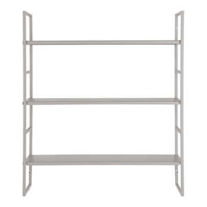 Svetlosivá poschodová kovová polica 48 cm Beja – House Nordic