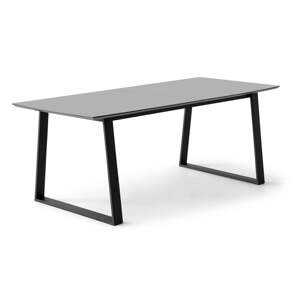Antracitovosivý rozkladací jedálenský stôl 100x210 cm Meza – Hammel Furniture