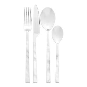 Antikoro príbor 16 ks v striebornej farbe Avie – Premier Housewares