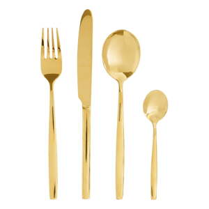 Antikoro príbor 16 ks v zlatej farbe Avie – Premier Housewares