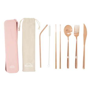 Antikoro príbor 6 ks v medenej farbe Mimo – Premier Housewares