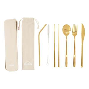 Antikoro príbor 6 ks v zlatej farbe Mimo – Premier Housewares
