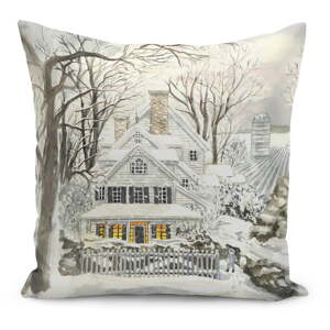 Obliečka na vankúš s vianočným motívom 43x43 cm – Mila Home