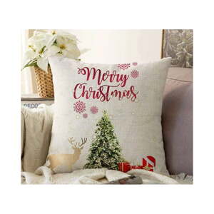 Obliečka na vankúš s vianočným motívom 43x43 cm – Mila Home