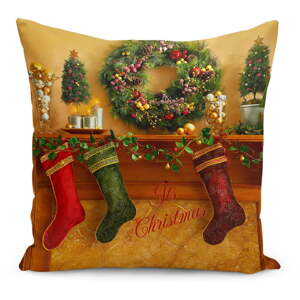 Obliečka na vankúš s vianočným motívom 43x43 cm – Mila Home