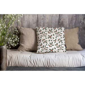 Obliečka na vankúš s vianočným motívom 45x45 cm Holly – Butter Kings