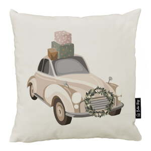 Obliečka na vankúš s vianočným motívom 45x45 cm Festive Car – Butter Kings