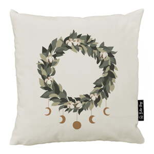 Obliečka na vankúš s vianočným motívom 45x45 cm Festive Wreath – Butter Kings