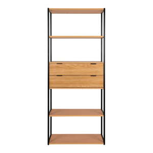 Knižnica v dekore jaseňa v prírodnej farbe 84,5x200 cm Minato – House Nordic