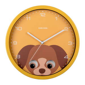 Detské hodiny ø 31 cm Peekaboo Dog – Karlsson