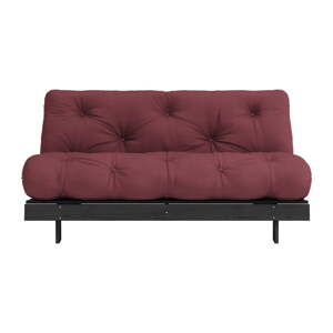 Vínovočervená rozkladacia pohovka 160 cm Roots Black Night – Karup Design
