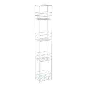 Biely obdĺžnikový 4 poschodový stojan Premier Housewares