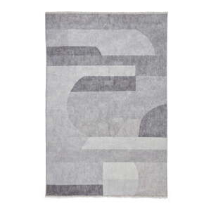 Sivý prateľný behúň s prímesou bavlny 60x170 cm Whisper – Think Rugs