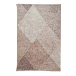 Svetlohnedý prateľný behúň s prímesou bavlny 60x170 cm Whisper – Think Rugs