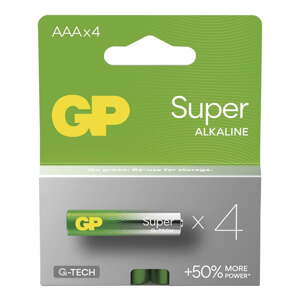 AAA alkalické batérie 4 ks Super – EMOS