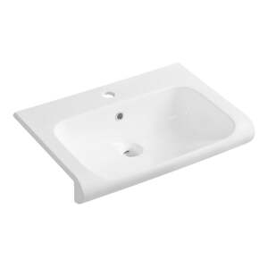 Biele keramické umývadlo 60x40 cm Inka – Sapho