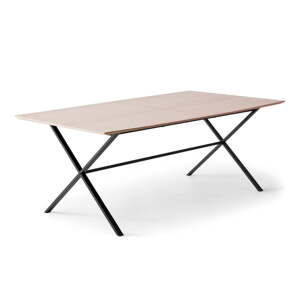 Rozkladací jedálenský stôl s doskou v dubovom dekore a prídavnou doskou 90x165 cm Meza – Hammel Furniture