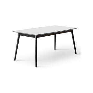 Rozkladací jedálenský stôl s bielou doskou a prídavnou doskou 90x165 cm Meza – Hammel Furniture