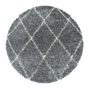 Sivý okrúhly koberec ø 160 cm Alvor – Ayyildiz Carpets
