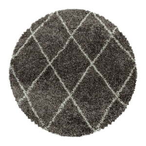 Hnedý okrúhly koberec ø 160 cm Alvor – Ayyildiz Carpets