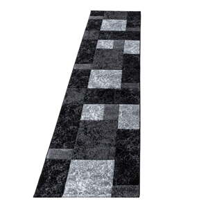Tmavosivý behúň 80x300 cm Hawaii – Ayyildiz Carpets