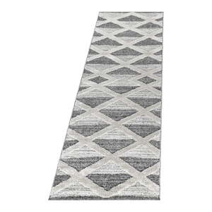 Sivý behúň 80x250 cm Pisa – Ayyildiz Carpets
