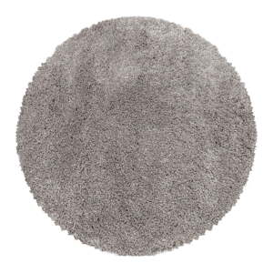 Svetlohnedý okrúhly koberec ø 160 cm Fluffy – Ayyildiz Carpets