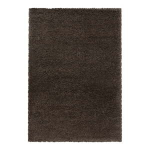 Tmavohnedý koberec 60x110 cm Fluffy – Ayyildiz Carpets