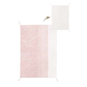 Svetloružový bavlnený koberec 120x160 cm Gelato Pink – Lorena Canals