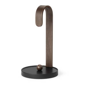 Čierny drevený stojan na papierové utierky ø 17 cm Bellwood – Umbra