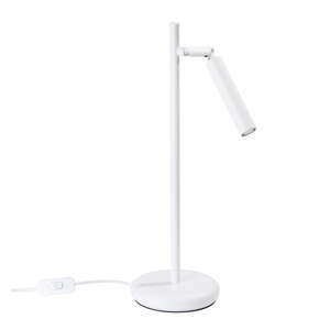 Biela stolová lampa (výška  43 cm) Fideus – Nice Lamps