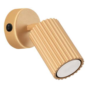 Nástenné svietidlo v zlatej farbe Gleam – Nice Lamps