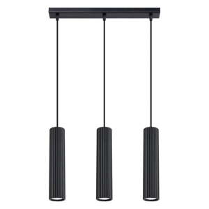 Čierne závesné svietidlo Gleam – Nice Lamps