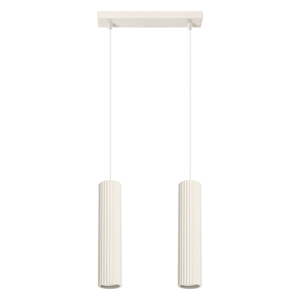 Krémovobiele závesné svietidlo Gleam – Nice Lamps