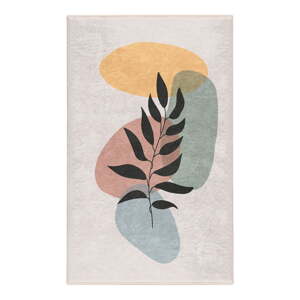 Krémovobiely prateľný koberec 160x230 cm Illustrated Autumn – Mila Home