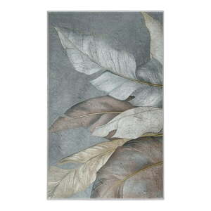 Zelený/sivý prateľný koberec 120x180 cm Dusty Leaves – Mila Home