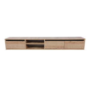 TV stolík v dekore duba v prírodnej farbe 180x30x25 cm Rust – Kalune Design