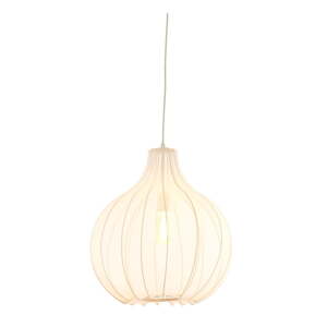 Béžové závesné svietidlo s textilným tienidlom ø 50 cm Elati – Light & Living