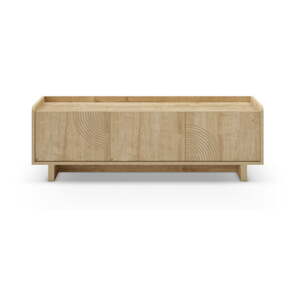 TV stolík v dekore duba v prírodnej farbe 140x45x40 cm Daira – Marckeric