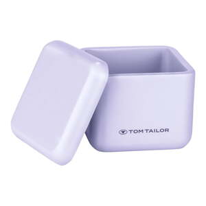 Fialový kúpeľňový organizér na vatové tampony z polyresínu Tom Tailor T-Rounded – Wenko