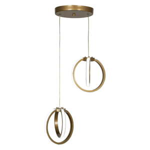 Kovové LED závesné svietidlo v bronzovej farbe ø 20 cm Sezen – Squid Lighting