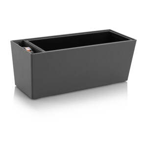 Samozavlažovací kvetináč z recyklovaného plastu 49,5 cm Supreme Stone – Flower Lover
