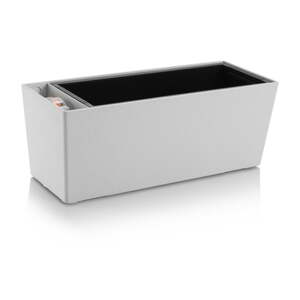 Samozavlažovací kvetináč z recyklovaného plastu 49,5 cm Supreme Stone – Flower Lover
