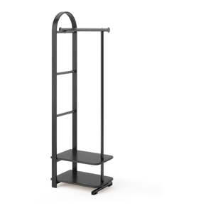 Čierna predsieňová zostava z jaseňového dreva 37x167x54 cm Bellwood – Umbra