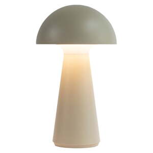 Sivá LED stolová lampa na diaľkové ovládanie (výška  28 cm) Sam – Sirius