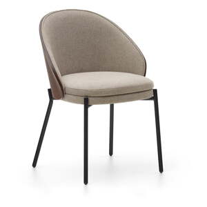 Béžová jedálenská stolička Eamy – Kave Home