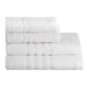 Biela froté bavlnená osuška 70x140 cm Simple – Casa Selección