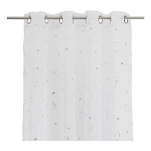 Biela/v striebornej farbe záclona 140x260 cm Dinos – Casa Selección