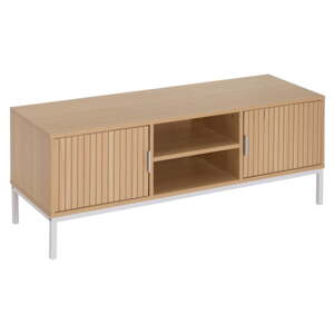 TV stolík v dekore duba v prírodnej farbe 120x45x40 cm Mid-Lines – Casa Selección